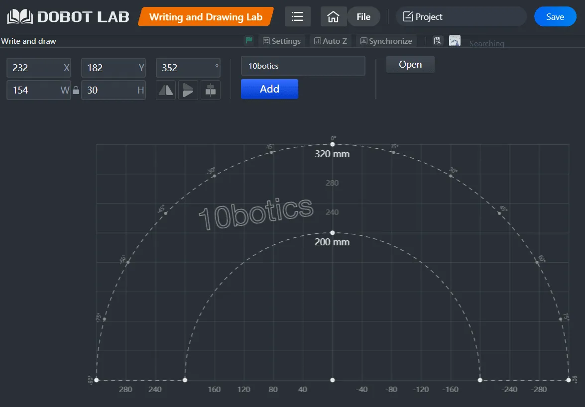 Dobot Screenshot 2